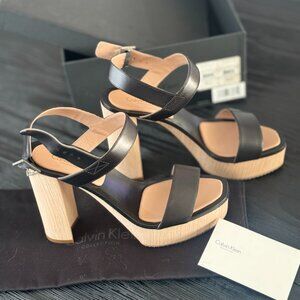 Calvin Klein Collection Platform Sandals – Women’s Size 7.5 (37.5)